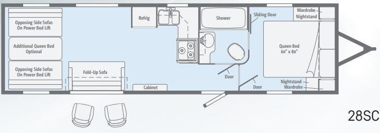 View 2018 Winnebago Spyder 28SC complete specs and manufacturer brochures
