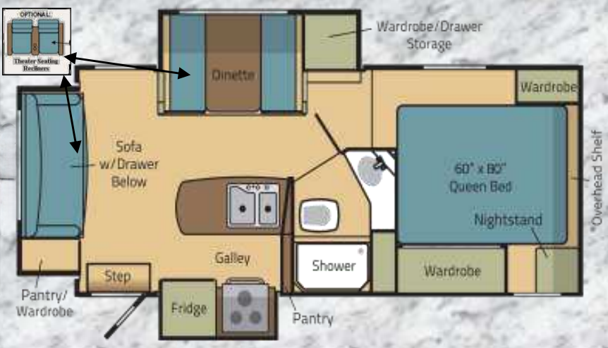 View 2019 Adventurer Eagle Cap 1165 complete specs and manufacturer brochures