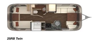 View 2019 Airstream International Serenity 25RB Twin complete specs and manufacturer brochures