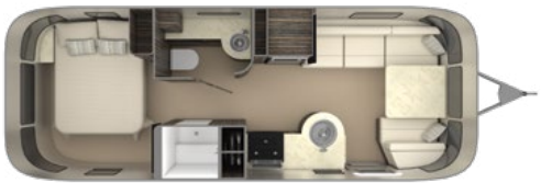 View 2019 Airstream International Signature 25RB complete specs and manufacturer brochures