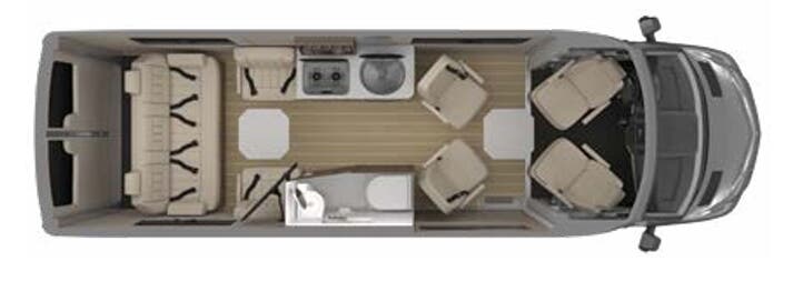 View 2019 Airstream Tommy Bahama Interstate Lounge complete specs and manufacturer brochures