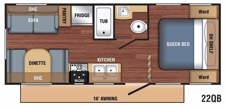 View 2019 Braxton Creek BX 22QB complete specs and manufacturer brochures