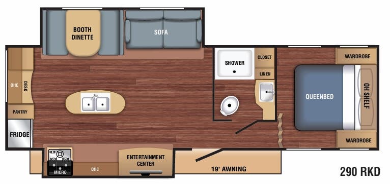 View 2019 Braxton Creek BX 290RKD complete specs and manufacturer brochures