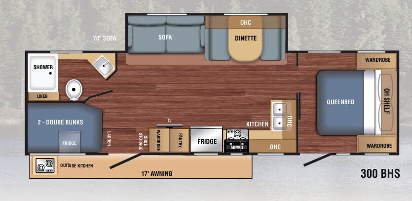 View 2019 Braxton Creek LX 300BHS complete specs and manufacturer brochures