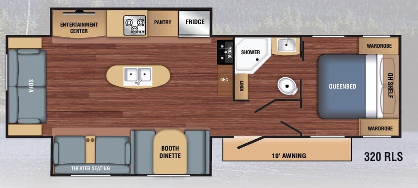 View 2019 Braxton Creek LX 320RLS complete specs and manufacturer brochures