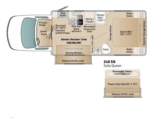 View 2019 Coach House Platinum II 240 SQ complete specs and manufacturer brochures