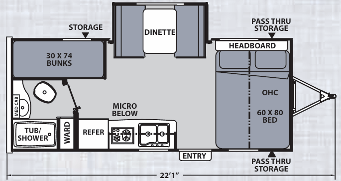 View 2019 Coachmen Apex Nano 193BHS complete specs and manufacturer brochures