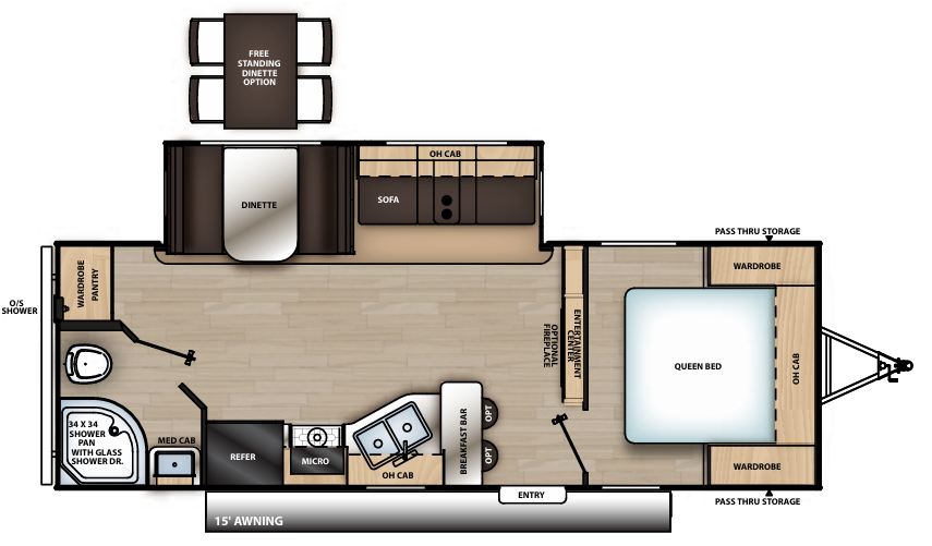 View 2019 Coachmen Catalina Legacy Edition 243RBS complete specs and manufacturer brochures