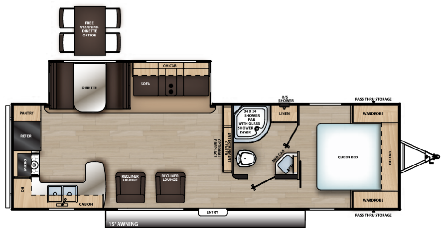 View 2019 Coachmen Catalina Legacy Edition 283RKS complete specs and manufacturer brochures