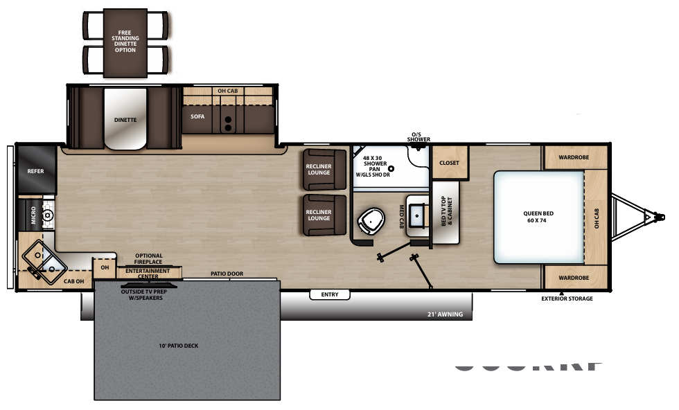 View 2019 Coachmen Catalina Legacy Edition 303RKP complete specs and manufacturer brochures