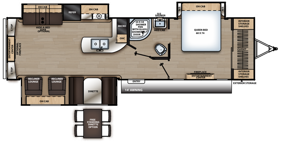 View 2019 Coachmen Catalina Legacy Edition 333RETS complete specs and manufacturer brochures