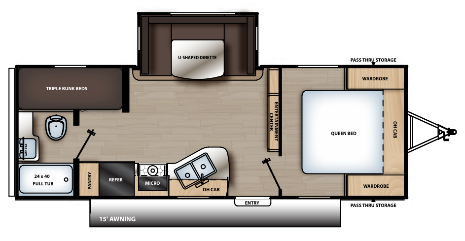 View 2019 Coachmen Catalina SBX 221TBS complete specs and manufacturer brochures