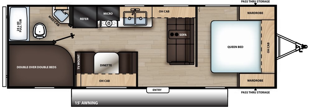 View 2019 Coachmen Catalina SBX 261BH complete specs and manufacturer brochures