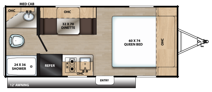 View 2019 Coachmen Catalina Summit 172FQ complete specs and manufacturer brochures