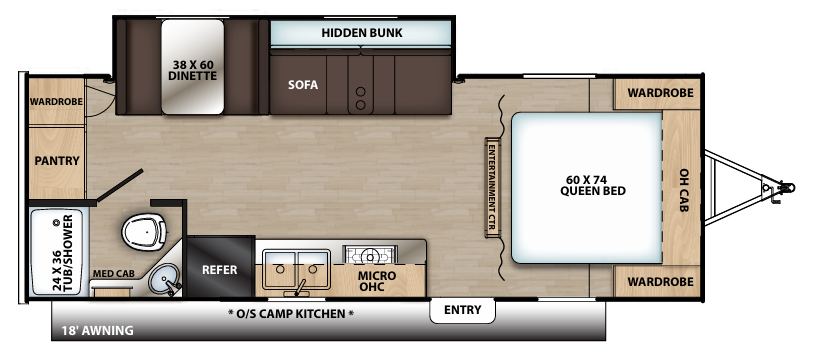 View 2019 Coachmen Catalina Summit 212RBS complete specs and manufacturer brochures