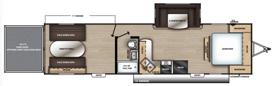 View 2019 Coachmen Catalina Trail Blazer 29THS complete specs and manufacturer brochures