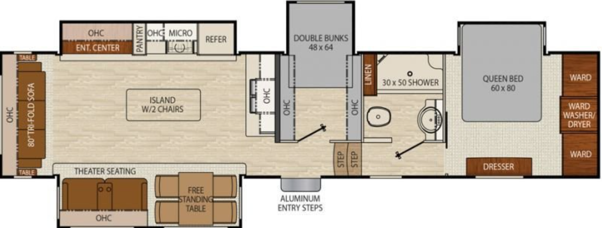 View 2019 Coachmen Chaparral 360IBL complete specs and manufacturer brochures