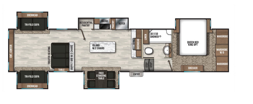 View 2019 Coachmen Chaparral 381RD complete specs and manufacturer brochures