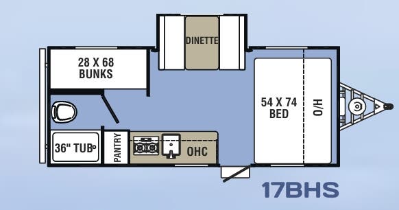 View 2019 Coachmen Clipper 17BHS complete specs and manufacturer brochures