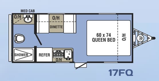 View 2019 Coachmen Clipper 17FQ complete specs and manufacturer brochures