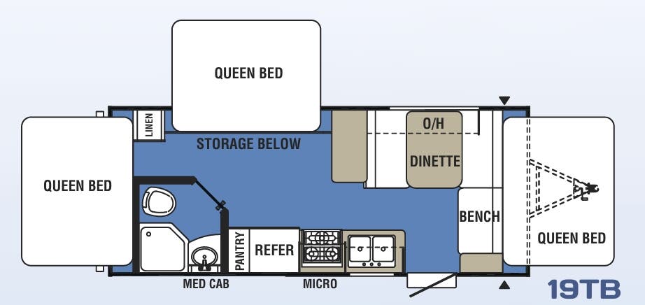 View 2019 Coachmen Clipper 19TB complete specs and manufacturer brochures