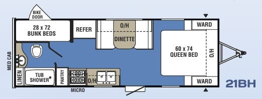 View 2019 Coachmen Clipper 21BH complete specs and manufacturer brochures