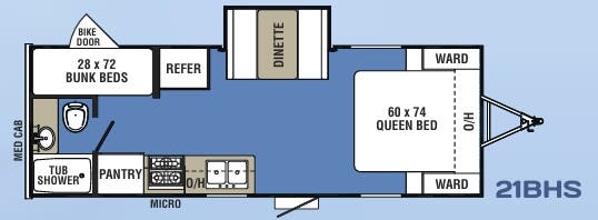 View 2019 Coachmen Clipper 21BHS complete specs and manufacturer brochures