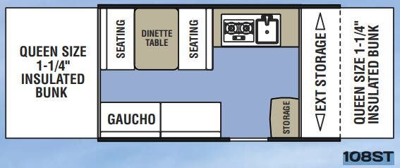 View 2019 Coachmen Clipper Sport 108ST complete specs and manufacturer brochures
