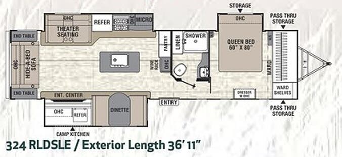 View 2019 Coachmen Freedom Express Liberty Edition 324 RLDSLE complete specs and manufacturer brochures