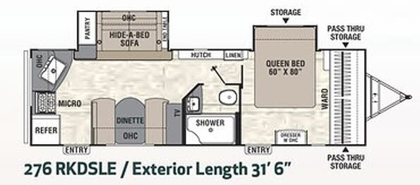 View 2019 Coachmen Freedom Express Maple Leaf Edition 276 RKDSLE complete specs and manufacturer brochures