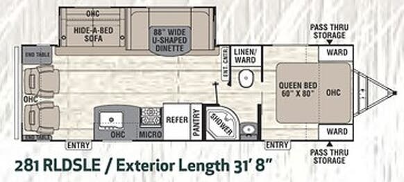 View 2019 Coachmen Freedom Express Maple Leaf Edition 281 RLDSLE complete specs and manufacturer brochures