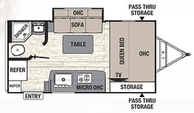 View 2019 Coachmen Freedom Express Pilot 19FBS complete specs and manufacturer brochures