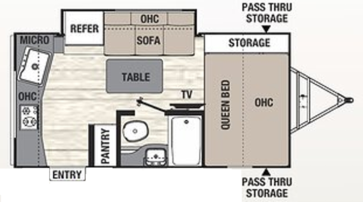 View 2019 Coachmen Freedom Express Pilot 19RKS complete specs and manufacturer brochures