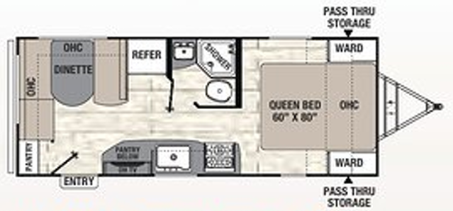 View 2019 Coachmen Freedom Express Ultra Lite 204 RD complete specs and manufacturer brochures