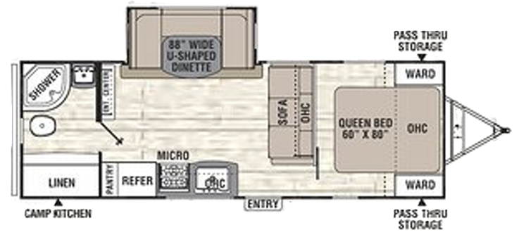 View 2019 Coachmen Freedom Express Ultra Lite 248 RBS complete specs and manufacturer brochures