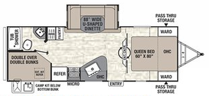 View 2019 Coachmen Freedom Express Ultra Lite 257 BHS complete specs and manufacturer brochures