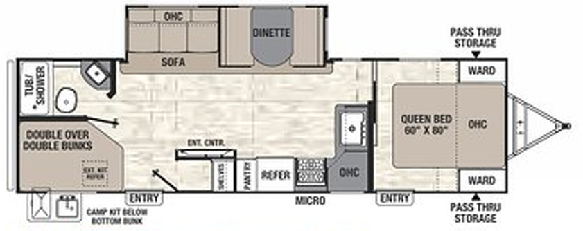 View 2019 Coachmen Freedom Express Ultra Lite 287 BHDS complete specs and manufacturer brochures