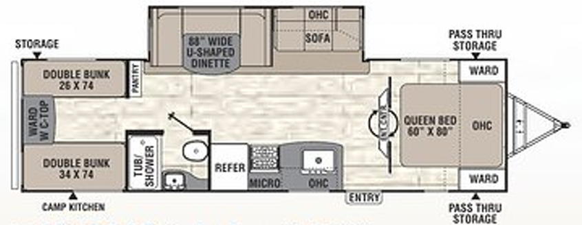 View 2019 Coachmen Freedom Express Ultra Lite 292 BHDS complete specs and manufacturer brochures