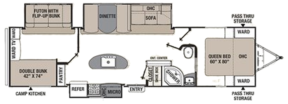 View 2019 Coachmen Freedom Express Ultra Lite 320 BHDS complete specs and manufacturer brochures