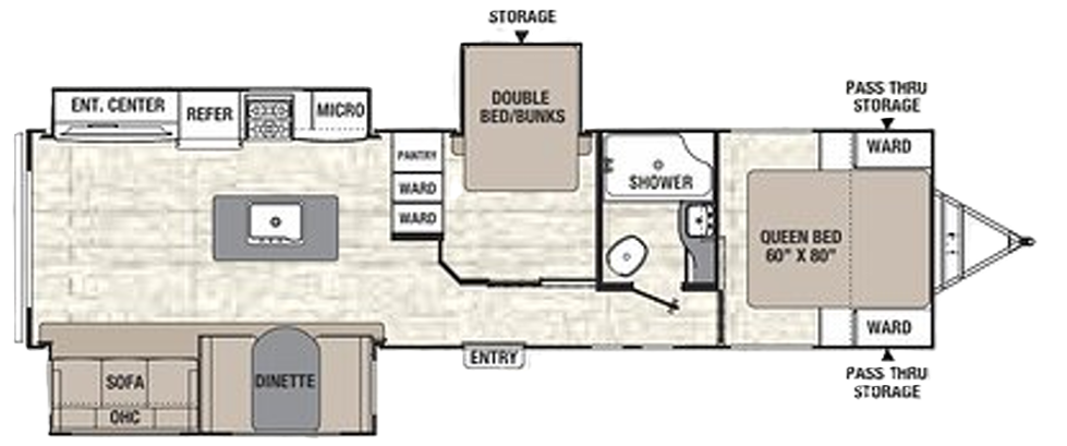 View 2019 Coachmen Freedom Express Ultra Lite 323 BHDS complete specs and manufacturer brochures