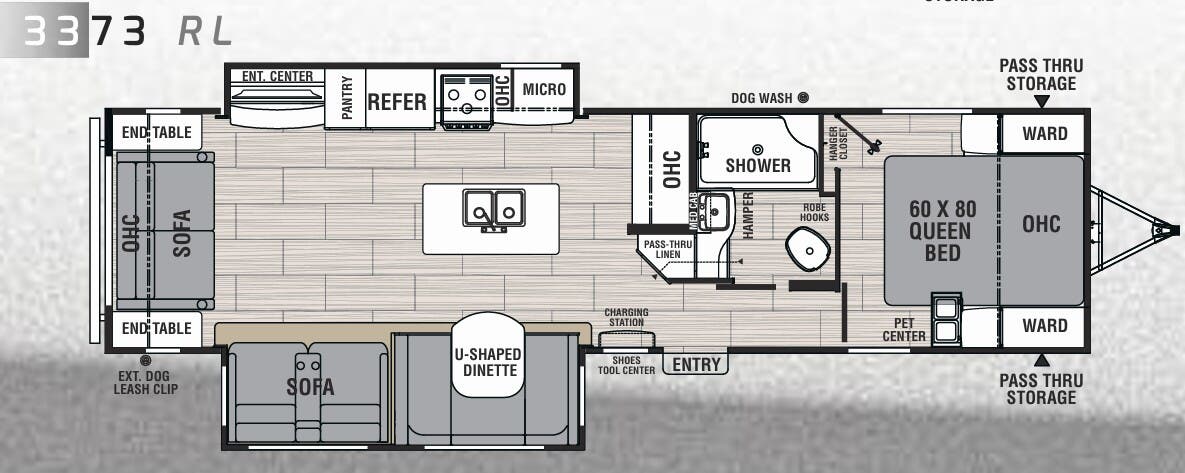 View 2019 Coachmen Northern Spirit 3373 RL complete specs and manufacturer brochures