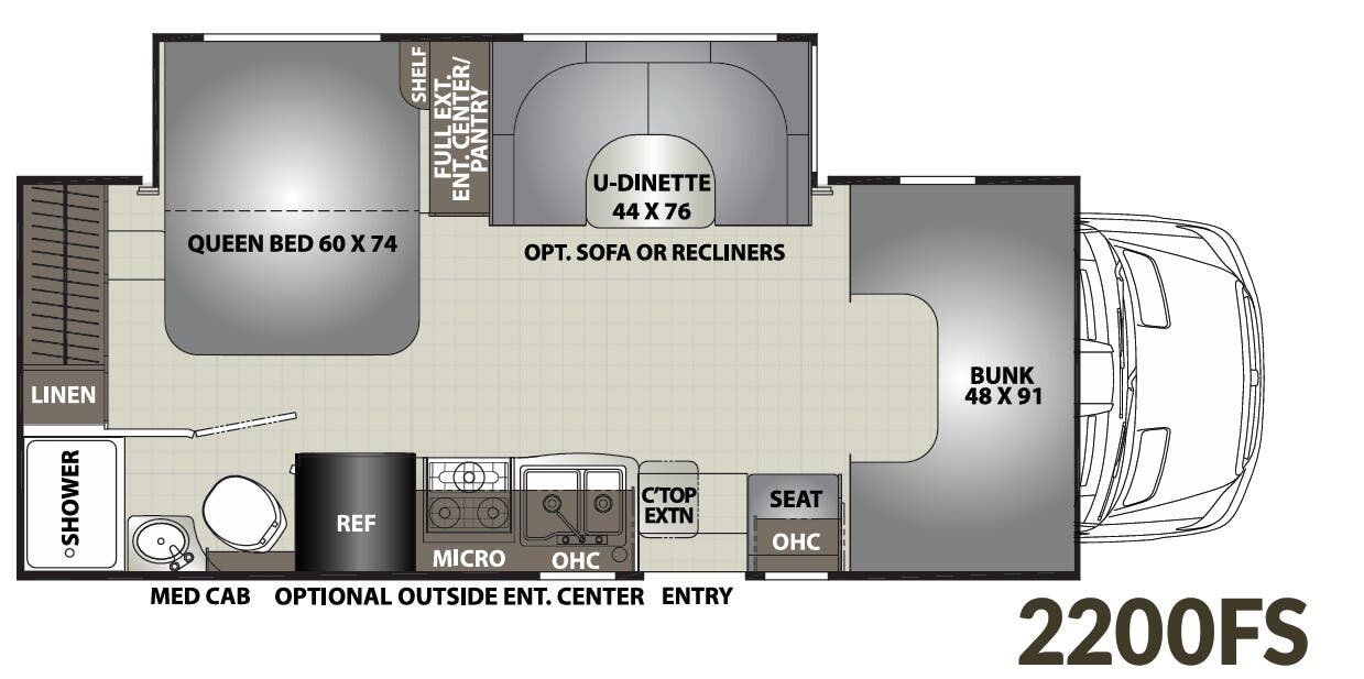 View 2019 Coachmen Prism 2200FS complete specs and manufacturer brochures