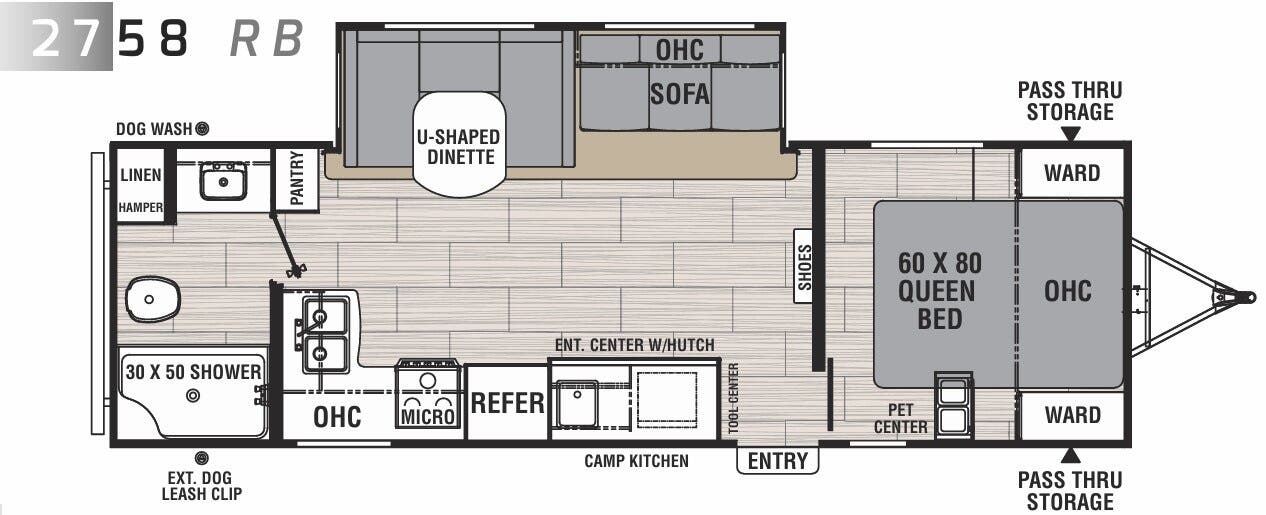 View 2019 Coachmen Spirit 2758 RB complete specs and manufacturer brochures
