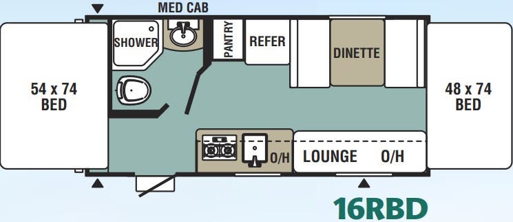 View 2019 Forest River Viking 16RBD complete specs and manufacturer brochures
