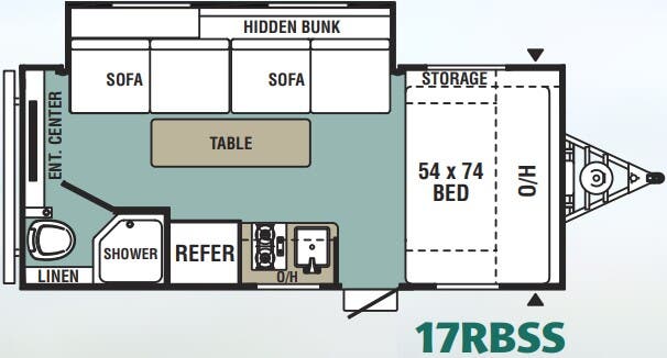 View 2019 Forest River Viking 17RBSS complete specs and manufacturer brochures