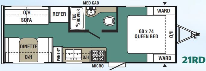 View 2019 Forest River Viking 21RD complete specs and manufacturer brochures