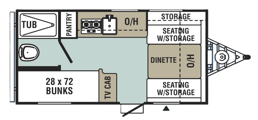 View 2019 Forest River Viking Saga 16SBH complete specs and manufacturer brochures