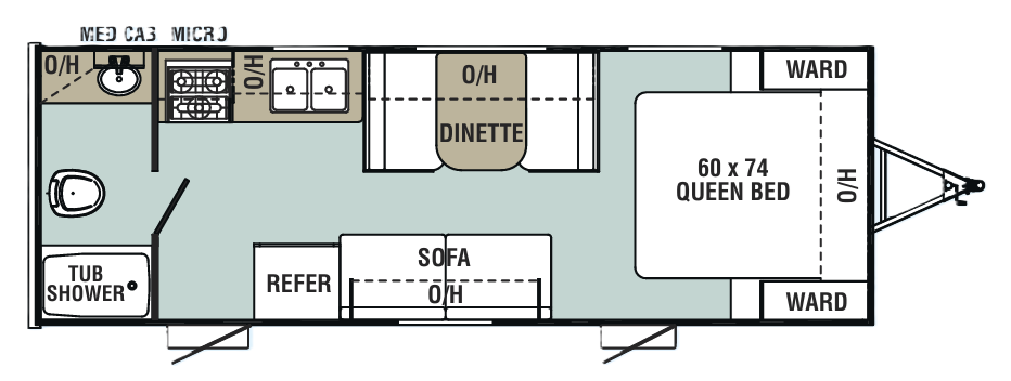View 2019 Forest River Viking Saga 21SFQ complete specs and manufacturer brochures