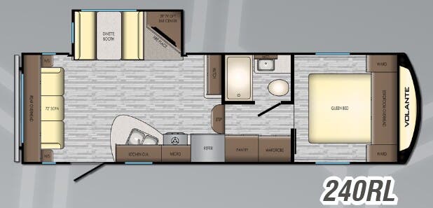View 2019 CrossRoads Volante VL-240RL complete specs and manufacturer brochures