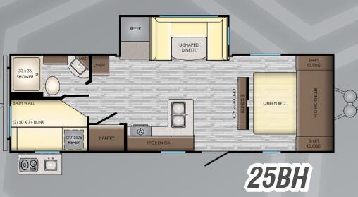 View 2019 CrossRoads Volante VL-25BH complete specs and manufacturer brochures